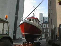 Transport eines Bootes